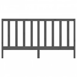 Acquista Testiera per Letto Grigia 206x4x100cm in Legno Massello di Pino con riferimento GHV-817712 della ditta GARDENHOME