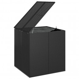 Acquista Contenitore da Giardino in Rattan PE 100x97,5x104 cm Nero con riferimento GHV-317226 della ditta GARDENHOME