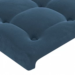 Acquista Testiera a LED Blu Scuro 200x5x78/88 cm in Velluto con riferimento GHV-3122116 della ditta GARDENHOME
