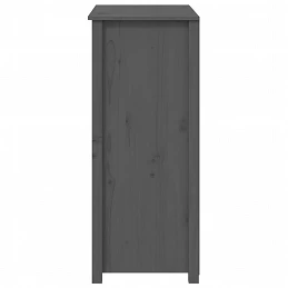 Acquista Credenza Grigia 83x41,5x100 cm in Legno Massello di Pino con riferimento GHV-823516 della ditta GARDENHOME