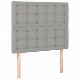 Acquista Testiera 2 pz Grigio Chiaro 80x5x78/88 cm in Tessuto con riferimento GHV-3116740 della ditta GARDENHOME
