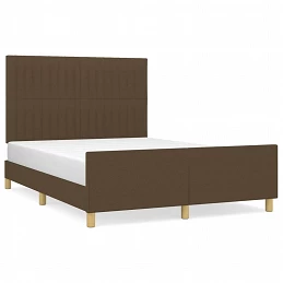 Acquista Giroletto con Testiera Grigio Scuro 140x190 cm in Tessuto con riferimento GHV-3125214 della ditta GARDENHOME