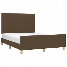 Acquista Giroletto con Testiera Grigio Scuro 140x190 cm in Tessuto con riferimento GHV-3125214 della ditta GARDENHOME