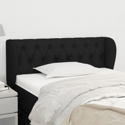 Acquista Testiera ad Orecchio Nera 103x23x78/88 cm in Tessuto con riferimento GHV-3117472 della ditta GARDENHOME