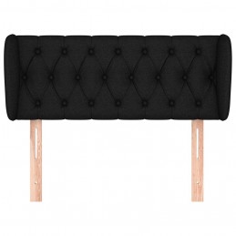 Acquista Testiera ad Orecchio Nera 103x23x78/88 cm in Tessuto con riferimento GHV-3117472 della ditta GARDENHOME