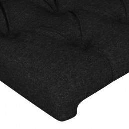 Acquista Testiera ad Orecchio Nera 103x23x78/88 cm in Tessuto con riferimento GHV-3117472 della ditta GARDENHOME