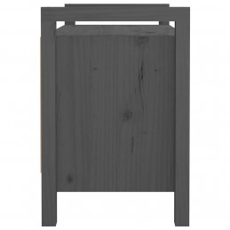 Acquista Panca da Ingresso Grigio 80x40x60 cm in Legno Massello di Pino con riferimento GHV-821781 della ditta GARDENHOME