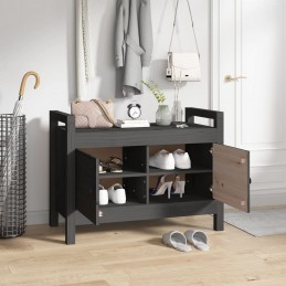 Acquista Panca da Ingresso Grigio 80x40x60 cm in Legno Massello di Pino con riferimento GHV-821781 della ditta GARDENHOME