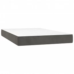Acquista Giroletto a Molle con Materasso Grigio Scuro 120x200 cm Velluto con riferimento GHV-3142894 della ditta GARDENHOME