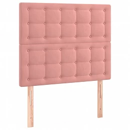 Acquista Testiera 2 pz Rosa 90x5x78/88 cm in Velluto con riferimento GHV-3116807 della ditta GARDENHOME