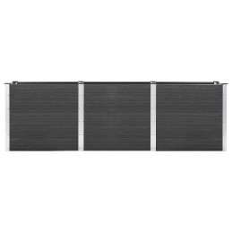 Acquista Fioriera Rialzata da Giardino 300x100x91 cm in WPC Grigio con riferimento GHV-318102 della ditta GARDENHOME