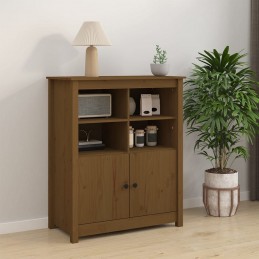 Acquista Credenza Miele 83x41,5x100 cm in Legno Massello di Pino con riferimento GHV-821515 della ditta GARDENHOME