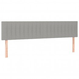 Acquista Letto a Molle Materasso e LED Grigio Chiaro 200x200 cm Tessuto con riferimento GHV-3133901 della ditta GARDENHOME