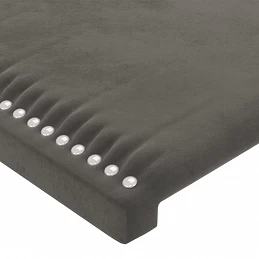 Acquista Testiera ad Orecchio Grigio Scuro 93x16x118/128 cm in Velluto con riferimento GHV-3119477 della ditta GARDENHOME