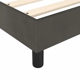 Acquista Giroletto a Molle Grigio Scuro 140x200 cm in Velluto con riferimento GHV-3120773 della ditta GARDENHOME