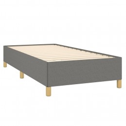 Acquista Giroletto a Molle con Materasso Grigio Scuro 100x200 cm Tessuto con riferimento GHV-3128582 della ditta GARDENHOME