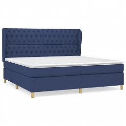 Acquista Giroletto a Molle con Materasso Blu 200x200 cm in Tessuto con riferimento GHV-3128795 della ditta GARDENHOME