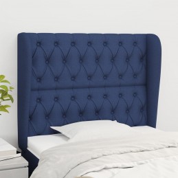 Acquista Testiera ad Orecchio Blu 103x23x118/128 cm in Tessuto con riferimento GHV-3118288 della ditta GARDENHOME