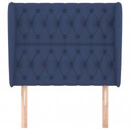 Acquista Testiera ad Orecchio Blu 103x23x118/128 cm in Tessuto con riferimento GHV-3118288 della ditta GARDENHOME
