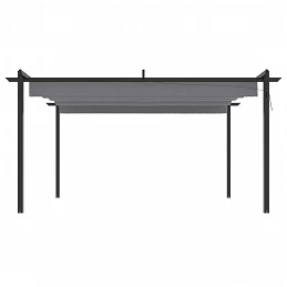 Acquista Pergola da Giardino con Tetto Retrattile 4x3 m Antracite con riferimento GHV-318538 della ditta GARDENHOME