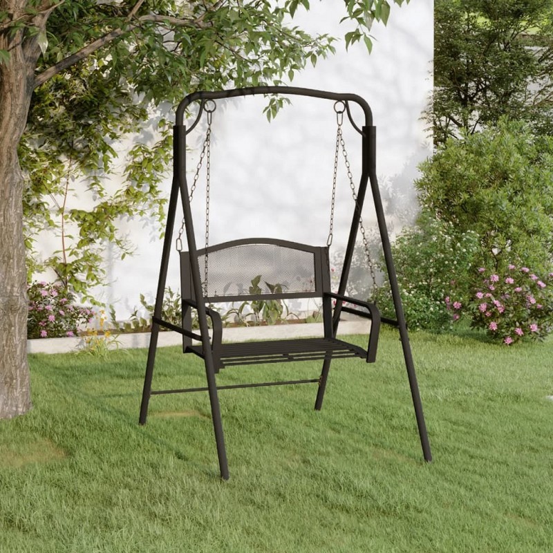 Acquista Dondolo 124 cm in Acciaio Nero con riferimento GHV-318832 della ditta GARDENHOME