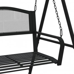 Acquista Dondolo 124 cm in Acciaio Nero con riferimento GHV-318832 della ditta GARDENHOME