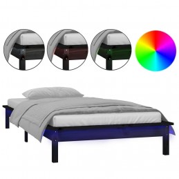Acquista Giroletto con LED Nero 90x200 cm in Legno Massello con riferimento GHV-820595 della ditta GARDENHOME