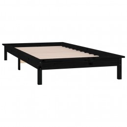 Acquista Giroletto con LED Nero 90x200 cm in Legno Massello con riferimento GHV-820595 della ditta GARDENHOME