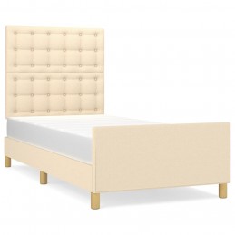 Acquista Giroletto con Testiera Crema 90x200 cm in Tessuto con riferimento GHV-3125354 della ditta GARDENHOME