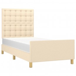 Acquista Giroletto con Testiera Crema 90x200 cm in Tessuto con riferimento GHV-3125354 della ditta GARDENHOME