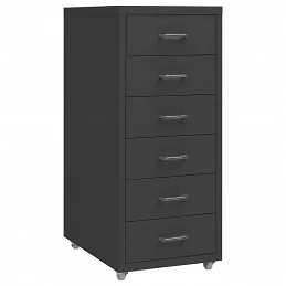 Acquista Schedario Mobile Antracite 28x41x69 cm in Metallo con riferimento GHV-335919 della ditta GARDENHOME
