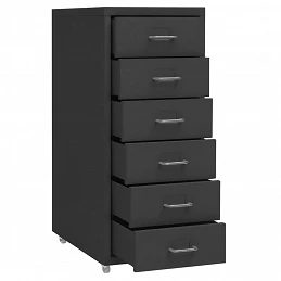 Acquista Schedario Mobile Antracite 28x41x69 cm in Metallo con riferimento GHV-335919 della ditta GARDENHOME