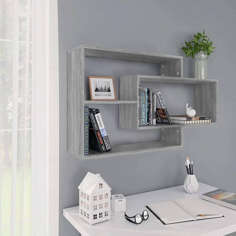 Acquista Mensola a Muro Grigio Sonoma 104x20x58,5 cm Legno Multistrato con riferimento GHV-815289 della ditta GARDENHOME
