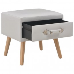 Acquista Comodini Bianchi 2 pz 40x35x40 cm in Similpelle con riferimento GHV-276380 della ditta GARDENHOME