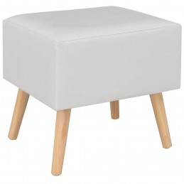 Acquista Comodini Bianchi 2 pz 40x35x40 cm in Similpelle con riferimento GHV-276380 della ditta GARDENHOME