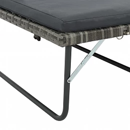 Acquista Set Divani da Giardino 2 pz con Cuscini in Polyrattan Grigio con riferimento GHV-44483 della ditta GARDENHOME