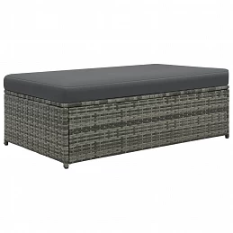 Acquista Set Divani da Giardino 2 pz con Cuscini in Polyrattan Grigio con riferimento GHV-44483 della ditta GARDENHOME