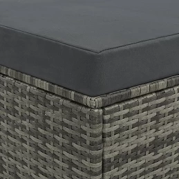 Acquista Set Divani da Giardino 2 pz con Cuscini in Polyrattan Grigio con riferimento GHV-44483 della ditta GARDENHOME