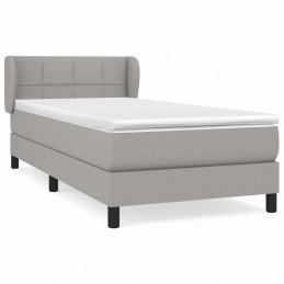 Acquista Giroletto a Molle con Materasso Grigio Chiaro100x200 cm Tessuto con riferimento GHV-3126221 della ditta GARDENHOME