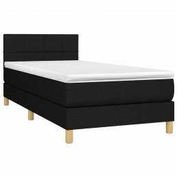 Acquista Letto a Molle con Materasso e LED Nero 100x200 cm in Tessuto con riferimento GHV-3133695 della ditta GARDENHOME