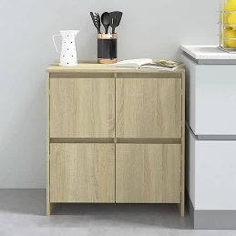 Acquista Credenza Rovere Sonoma 70x41x75 cm in Truciolato con riferimento GHV-809767 della ditta GARDENHOME