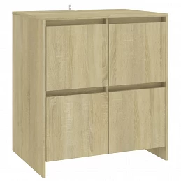 Acquista Credenza Rovere Sonoma 70x41x75 cm in Truciolato con riferimento GHV-809767 della ditta GARDENHOME