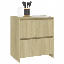 Acquista Credenza Rovere Sonoma 70x41x75 cm in Truciolato con riferimento GHV-809767 della ditta GARDENHOME