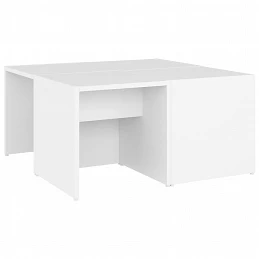 Acquista Tavolini da Salotto 4 pz Bianchi 33x33x33 cm in Multistrato con riferimento GHV-806813 della ditta GARDENHOME