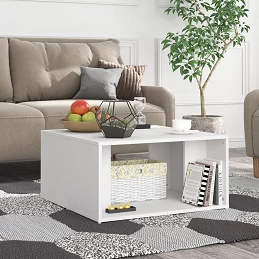 Acquista Tavolini da Salotto 4 pz Bianchi 33x33x33 cm in Multistrato con riferimento GHV-806813 della ditta GARDENHOME