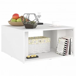 Acquista Tavolini da Salotto 4 pz Bianchi 33x33x33 cm in Multistrato con riferimento GHV-806813 della ditta GARDENHOME