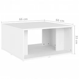 Acquista Tavolini da Salotto 4 pz Bianchi 33x33x33 cm in Multistrato con riferimento GHV-806813 della ditta GARDENHOME