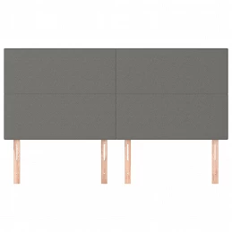 Acquista Testiera 4 pz Grigio Scuro 90x5x78/88 cm in Tessuto con riferimento GHV-3116067 della ditta GARDENHOME