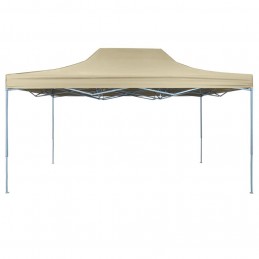 Acquista Tenda Pieghevole Pop-Up 3x4,5 m Bianco Crema con riferimento GHV-42511 della ditta GARDENHOME