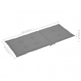 Acquista Sedie da Giardino Pieghevoli 6 pz con Cuscini Massello Acacia con riferimento GHV-3064120 della ditta GARDENHOME